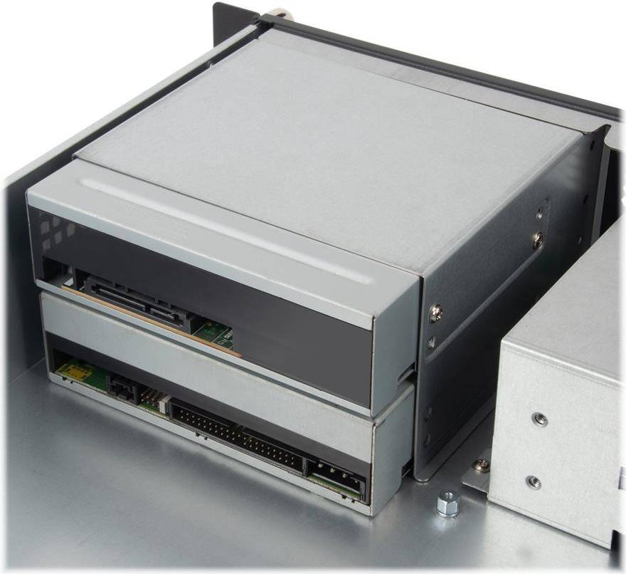 SilverStone RM23-502-MINI, Rack, Server, Schwarz, micro ATX, Mini-ATX, 2U, HDD, LAN, Leistung