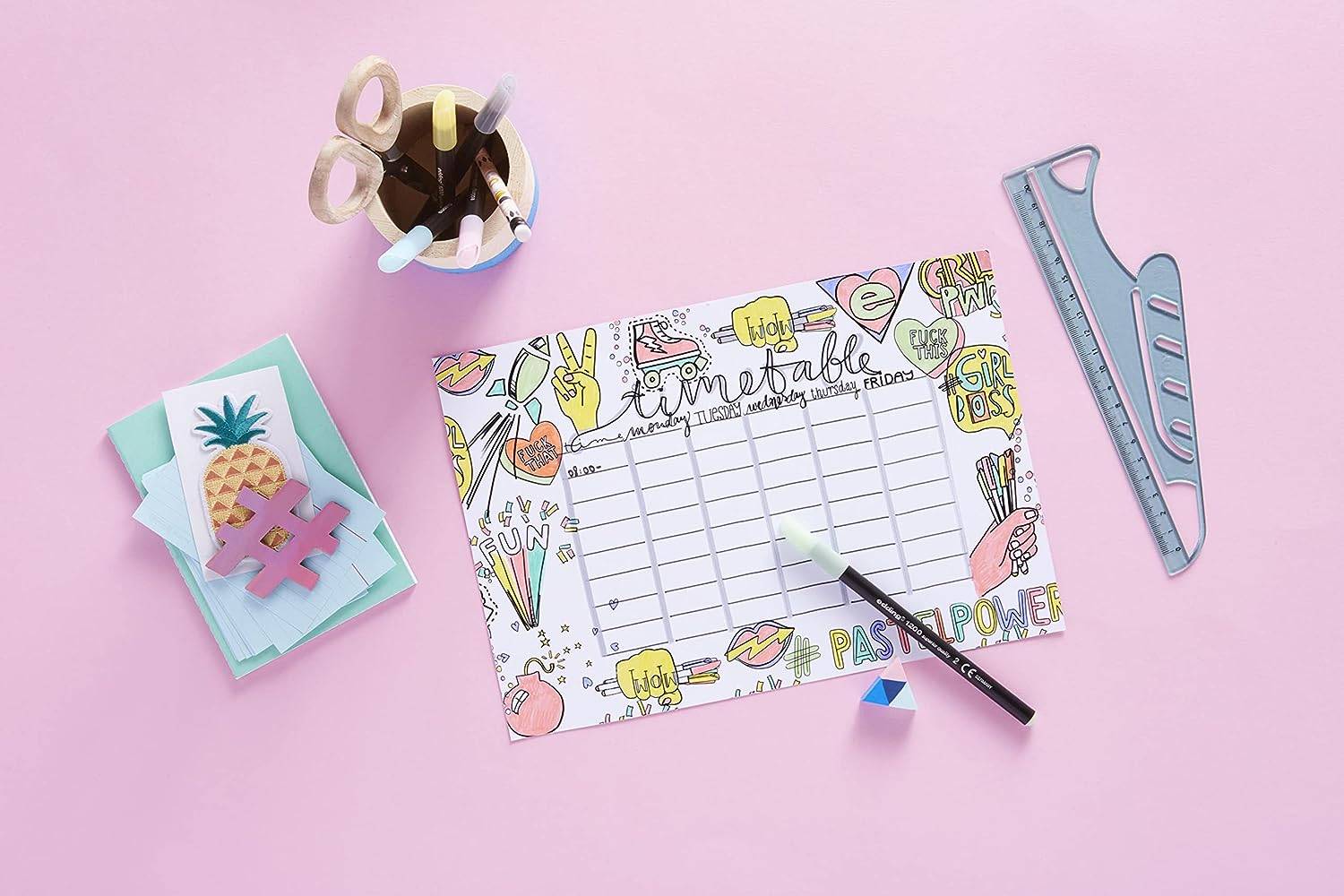 EDDING 6 e-1200 Bibi & Tina Filzstifte farbsortiertBürokleinmaterial