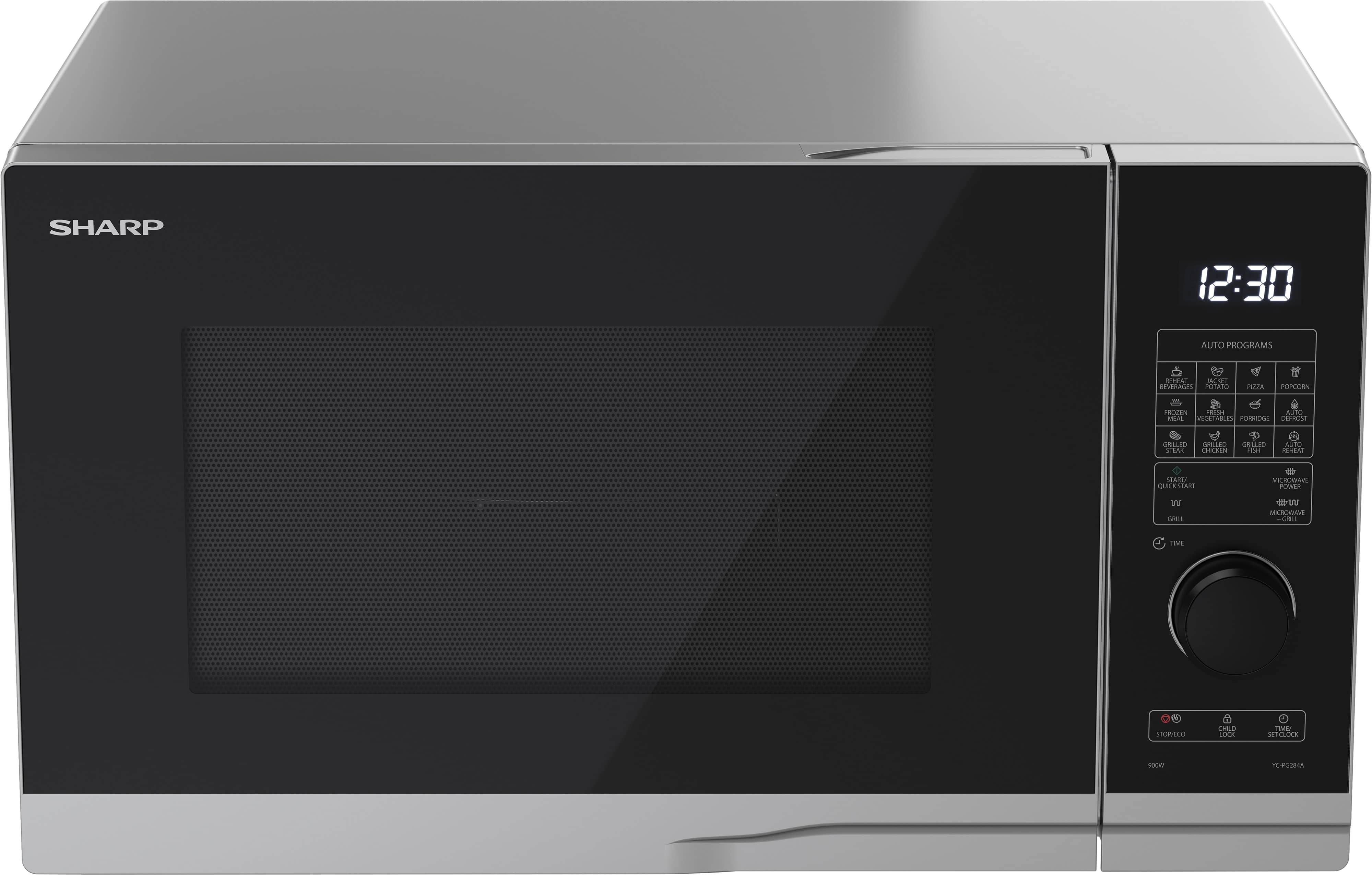 Sharp Premium series YC-PG254AE-S - Mikrowellenofen mit Grill