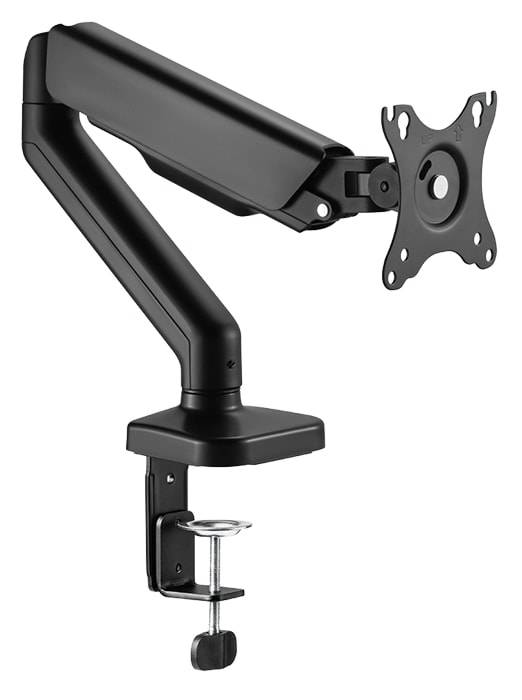 LogiLink Monitorhalterung, 17–32", Stahl, Gasdruckfeder, schwarz