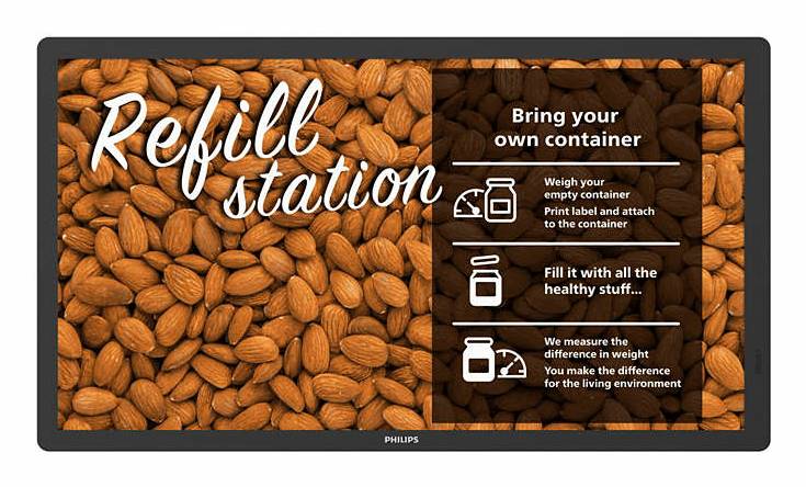 PHILIPS 25BDL4150I ePaper Signage Display64,3 cm 25,3 Zoll