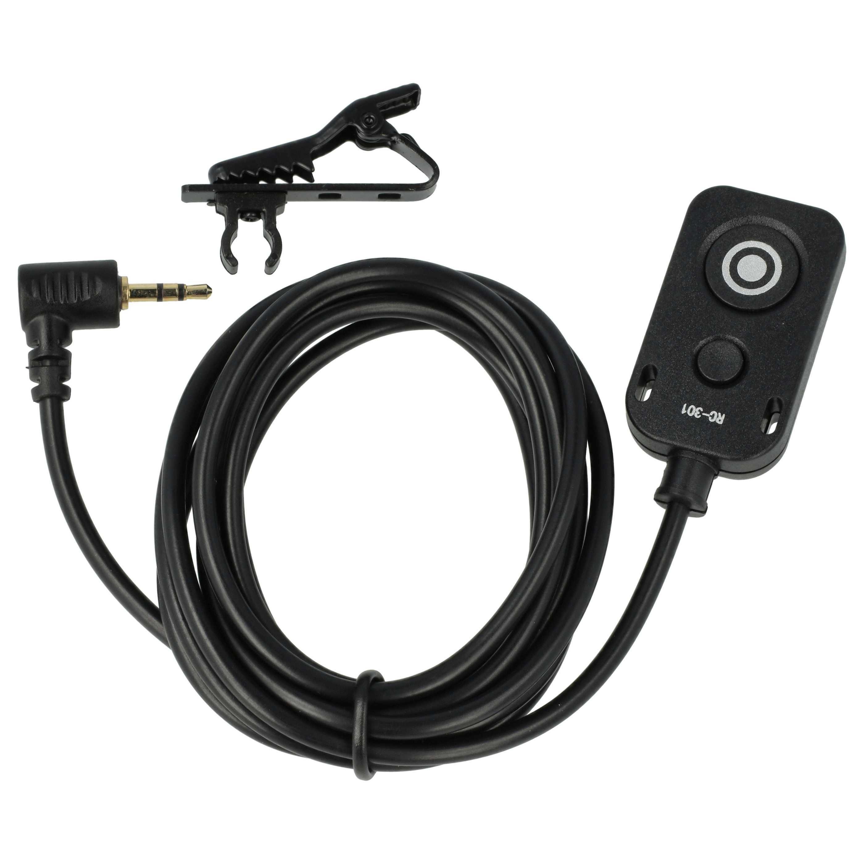vhbw Fernauslöser Fernbedienung Kabel Ersatz für Panasonic RC-201/L1, RC201-L1 für Kamera, 1,5 m