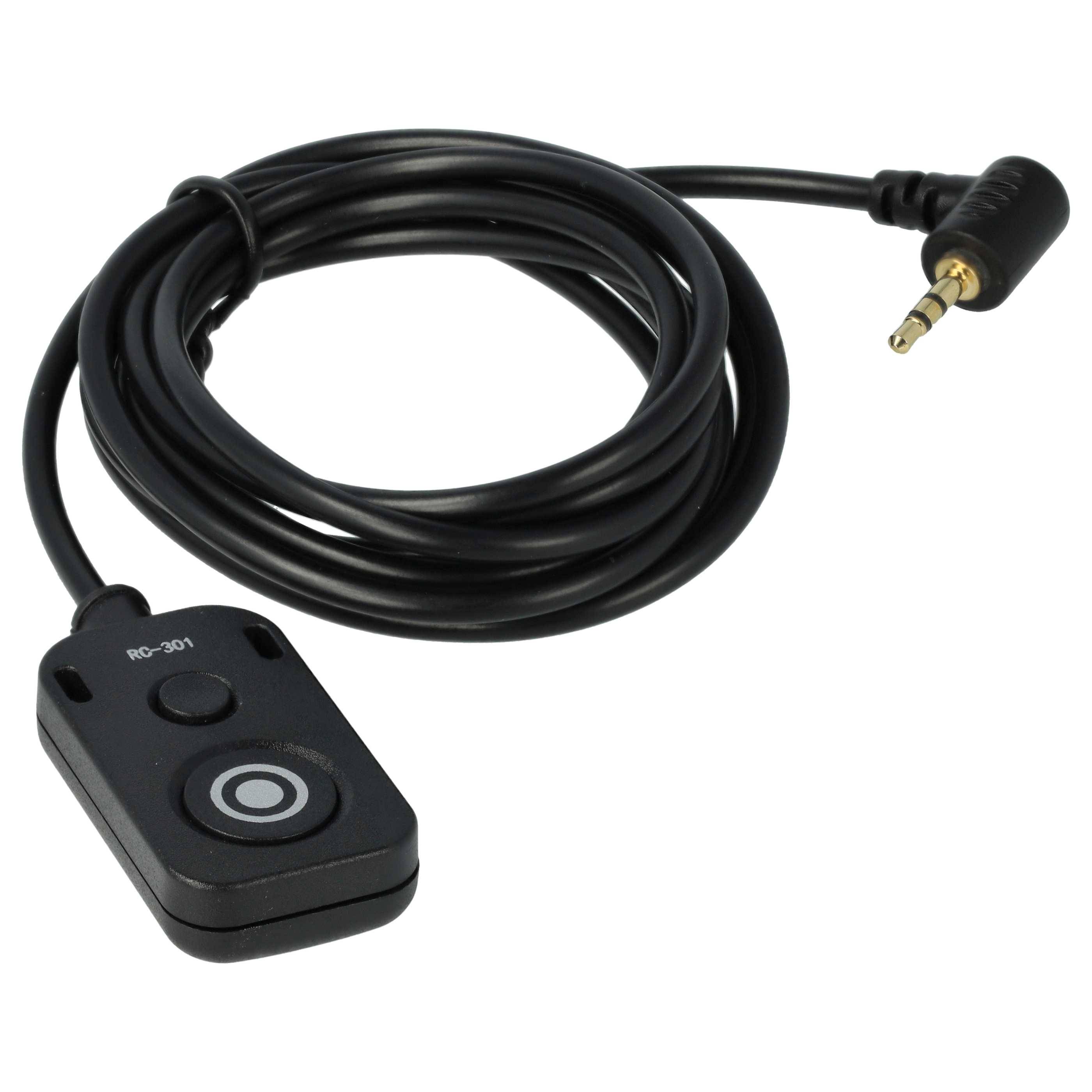 vhbw Fernauslöser Fernbedienung Kabel Ersatz für Panasonic RC-201/L1, RC201-L1 für Kamera, 1,5 m