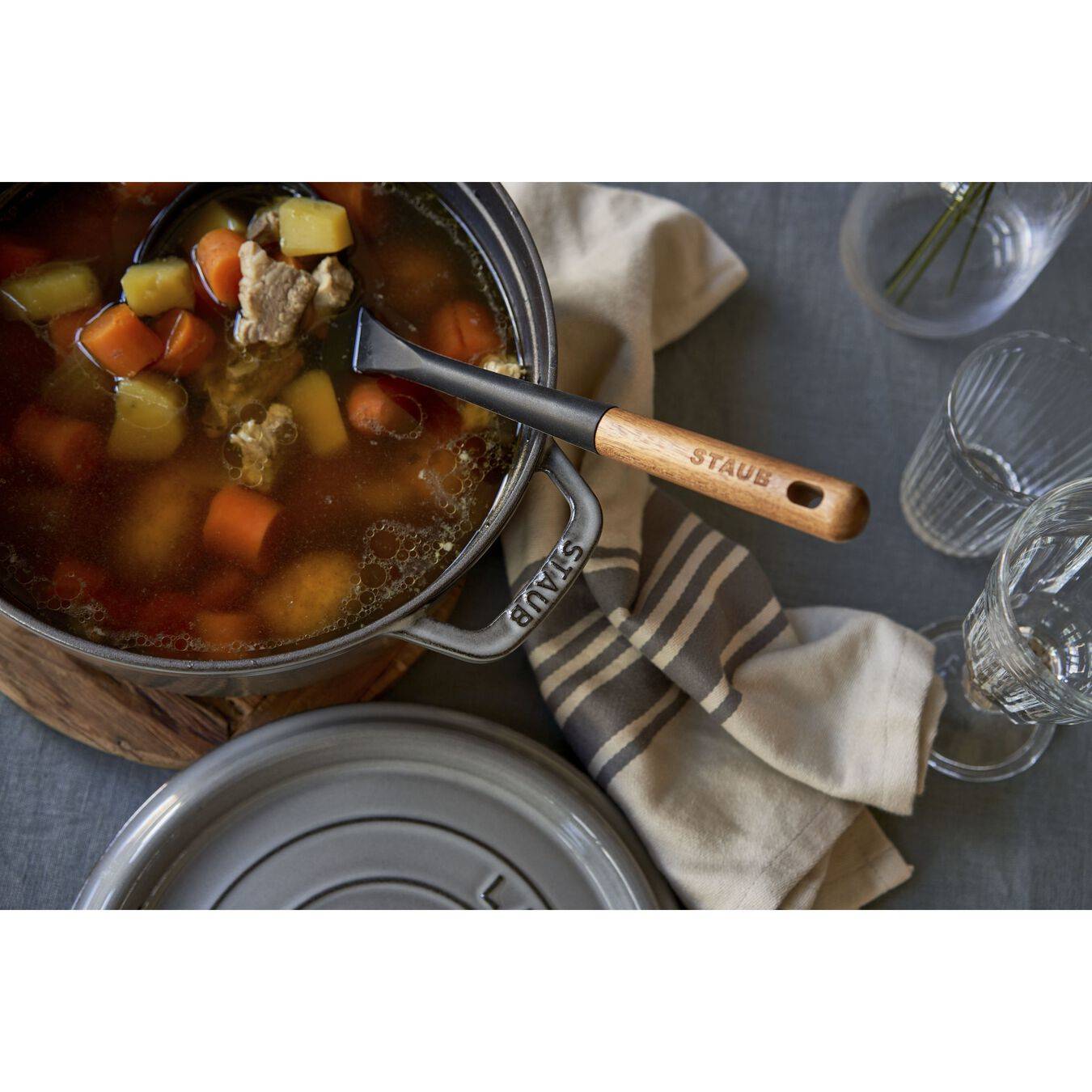 ZWILLING - STAUB - Cocotte mit Deckel - 24 cm - 3.8 L - rund