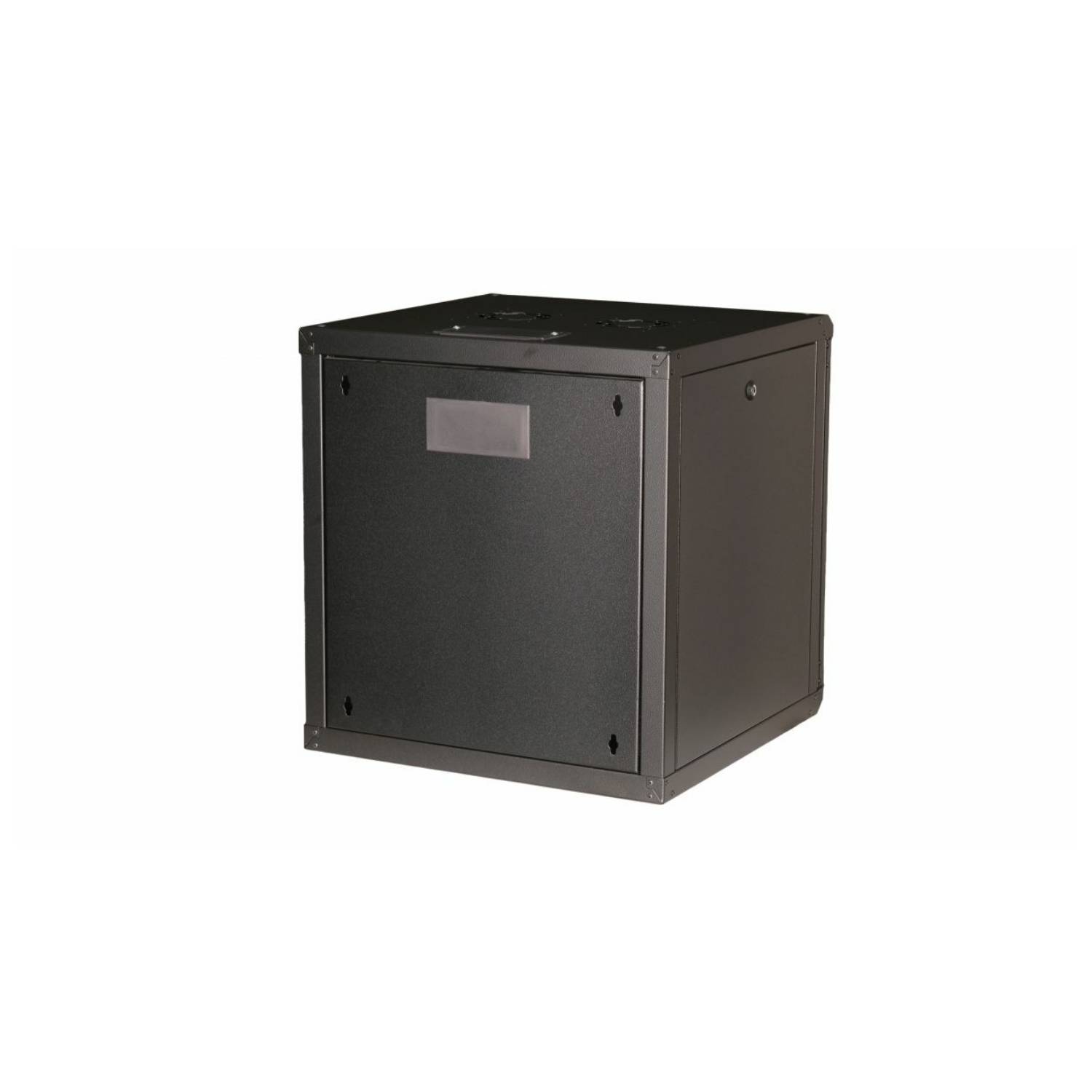 EQUIP - Serverschrank 19"" 12U 600x600mm Glastür schwarz - Rack