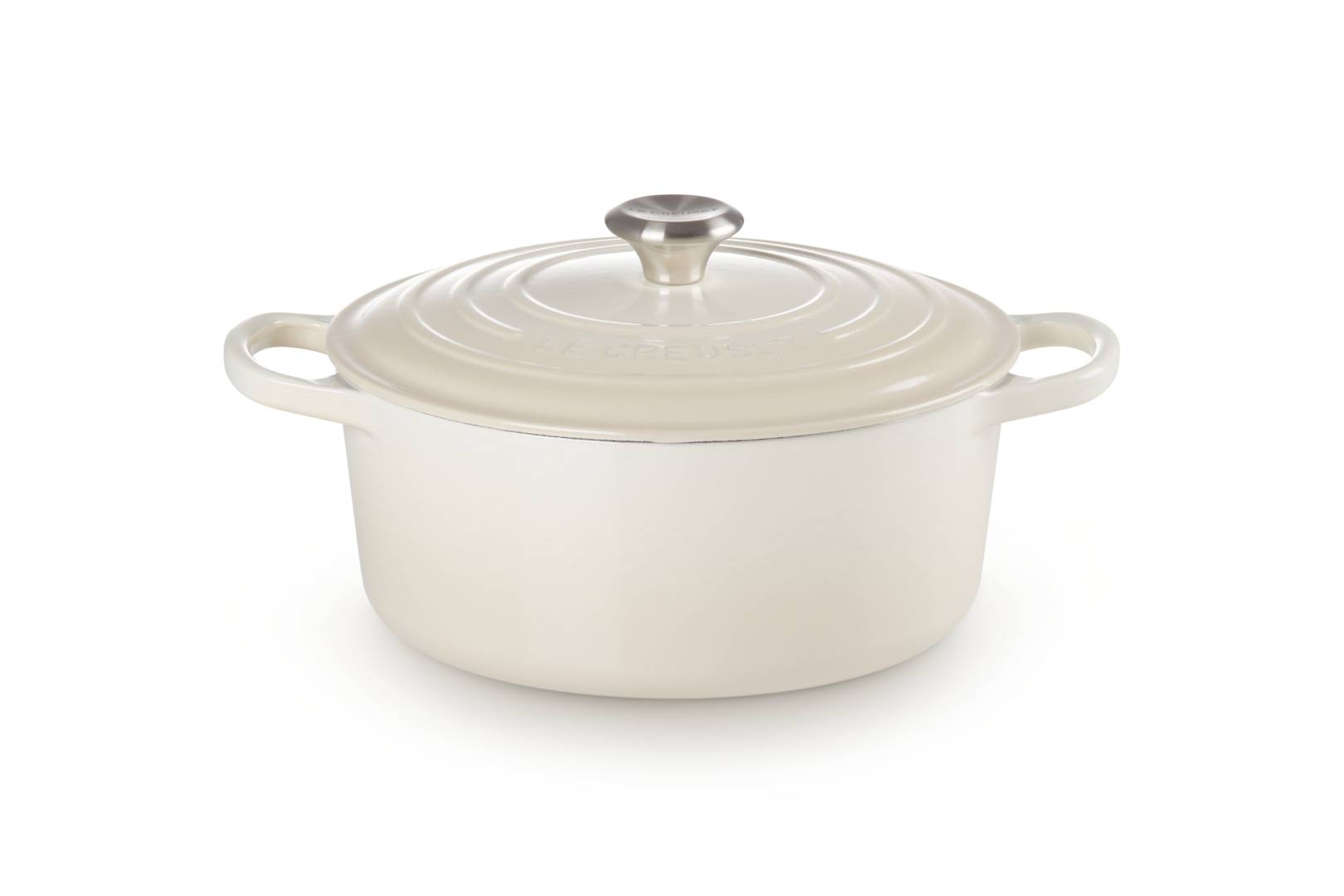 Le Creuset Signature Roaster round 26cm meringue 21177267164430