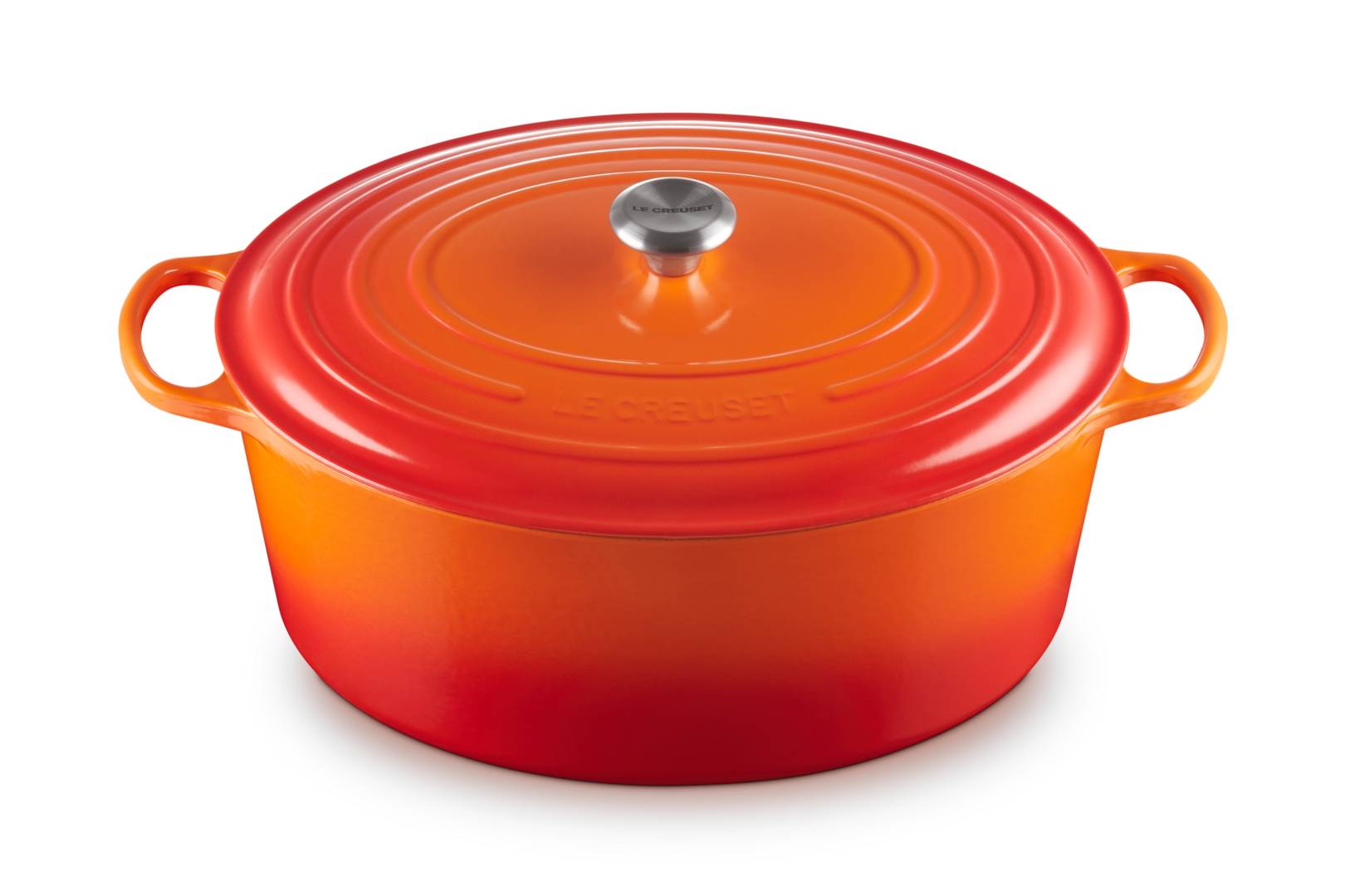 Le Creuset 21178400902430, 13,9 l, Orange, Rot, Eisenguss, Emaille, Frankreich, 326 mm