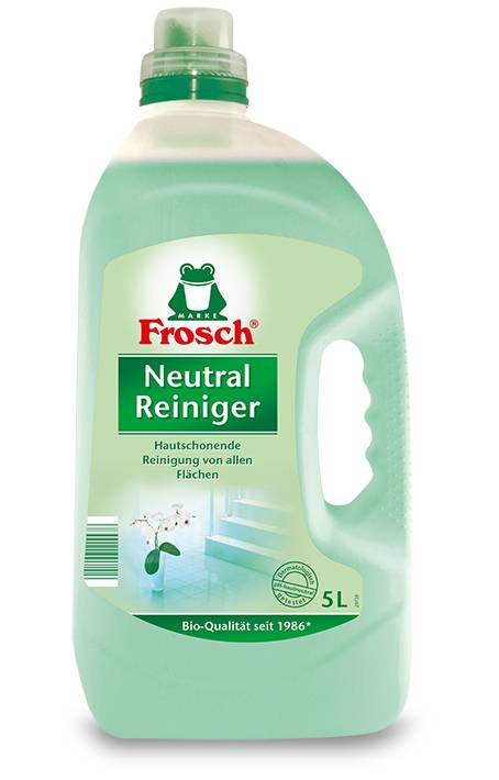 Frosch Neutral Reiniger 5 L, 5000 ml, Flüssigkeit (Konzentrat), Flasche, Für die Nutzung im Innenbereich geeignet
