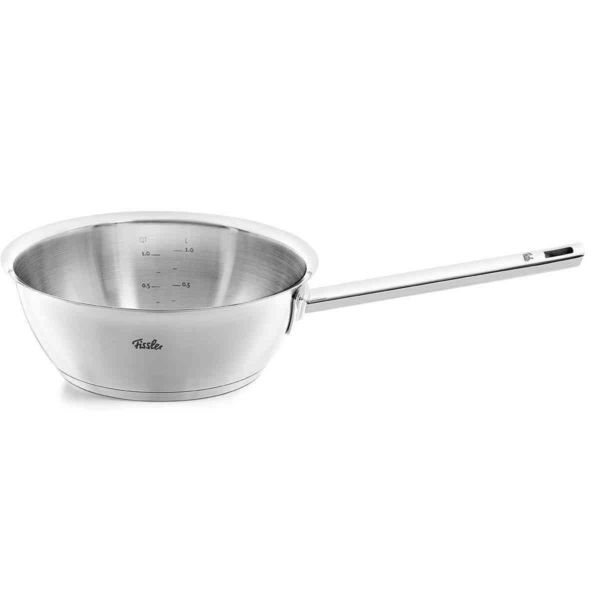 Fissler 084-148-20-100/0, Rund, Schwenkpfanne, Edelstahl, Original-Profi Collection, 230 °C, Edelsta Fissler 084-148-20-100/0, Rund, Schwenkpfanne, Edelstahl, Original-Profi Collection, 230 °C, Edelsta