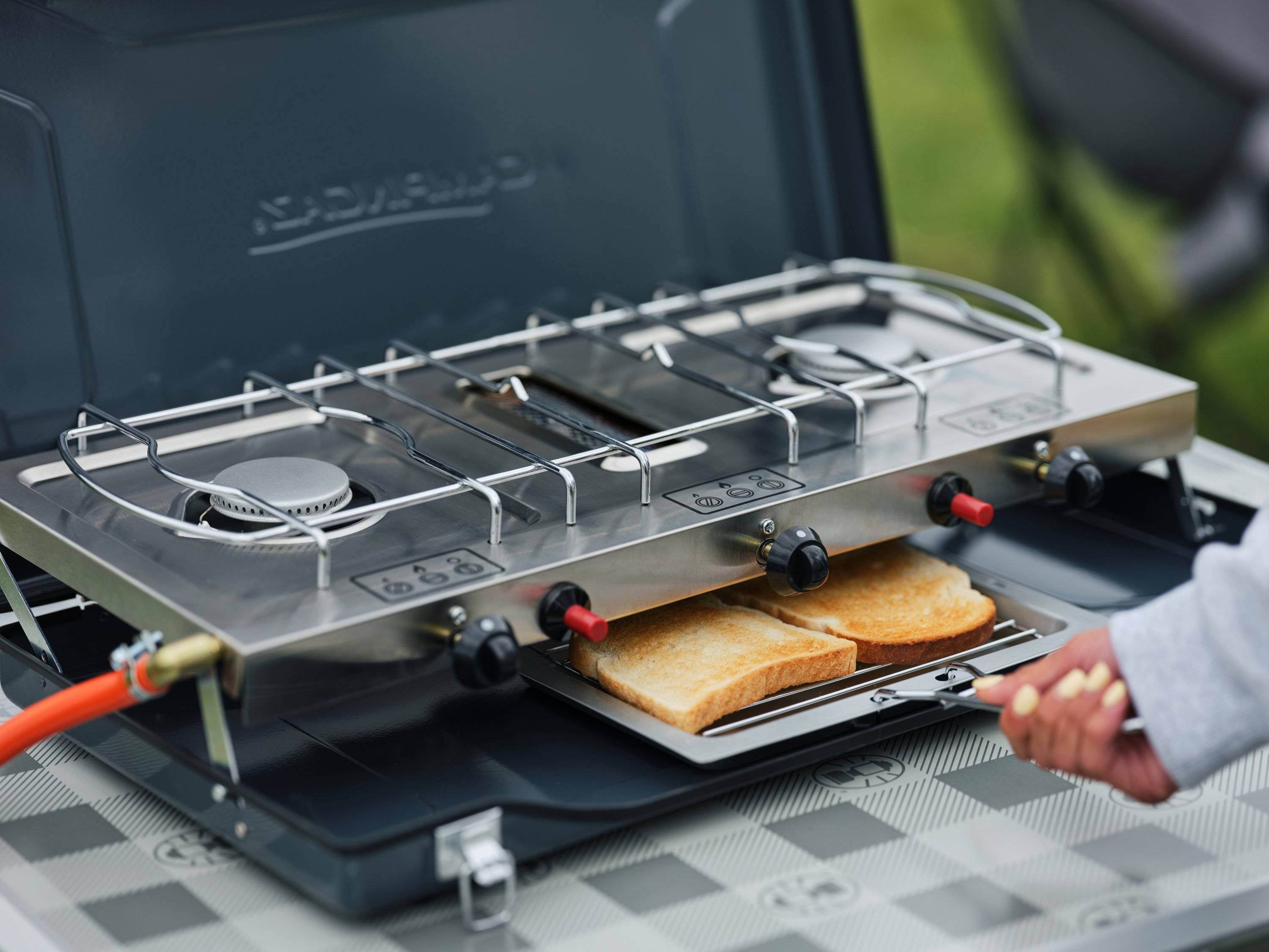 CAMPING GAZ - Campingaz Camping Kitchen 2 Grill &amp; Go CV, Rechteckig, Metall, 490 mm, 350 mm, 100 mm, 5,5 kg
