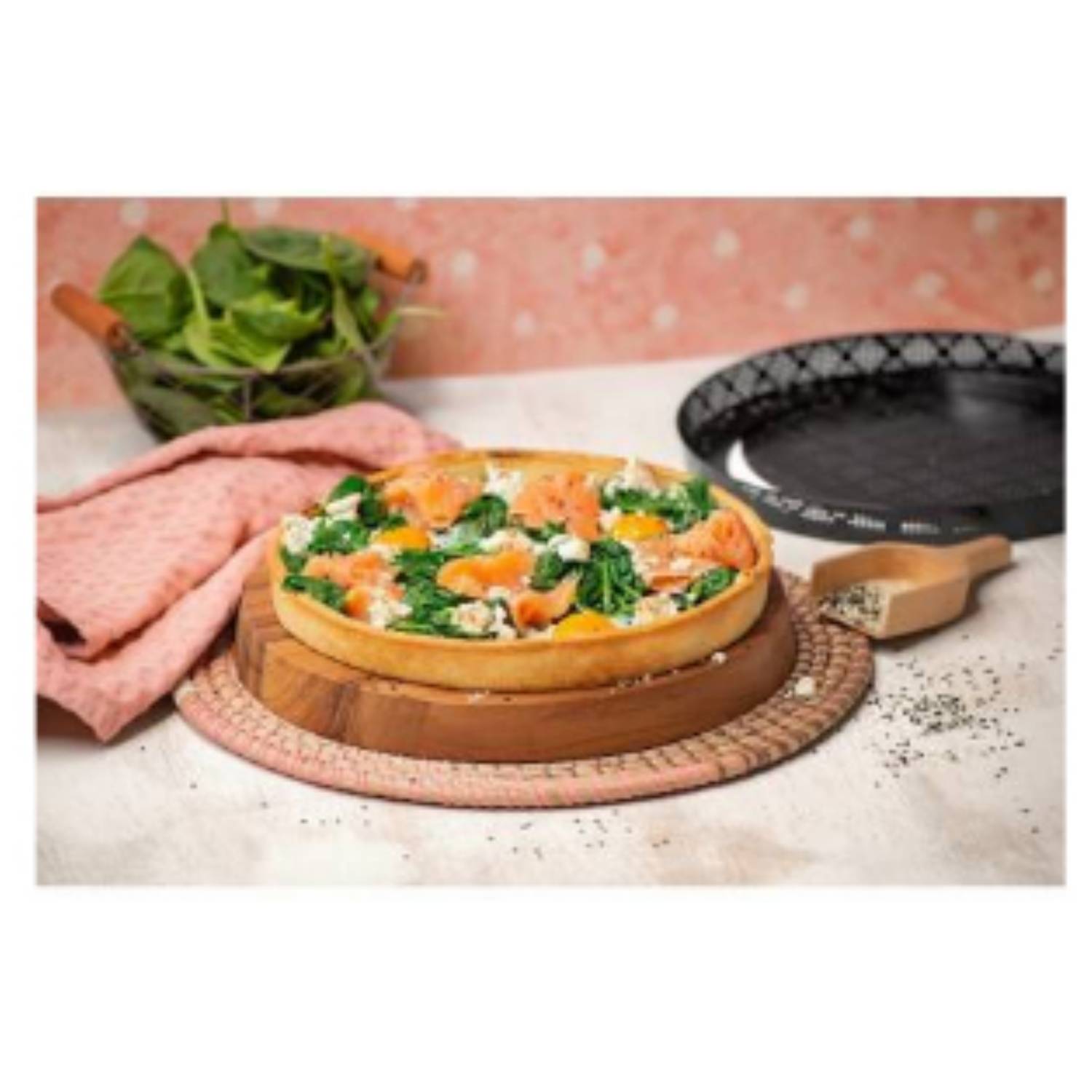 KAISER ELEKTRO - Kaiser 23.0065.1576, Pizzapfanne, Schwarz, Stahl, 28 cm, 2,5 cm