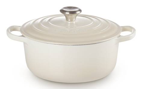 Le Creuset 21177207164430, 2,4 l, Rund, Beige, Eisenguss, Emaille, Beige