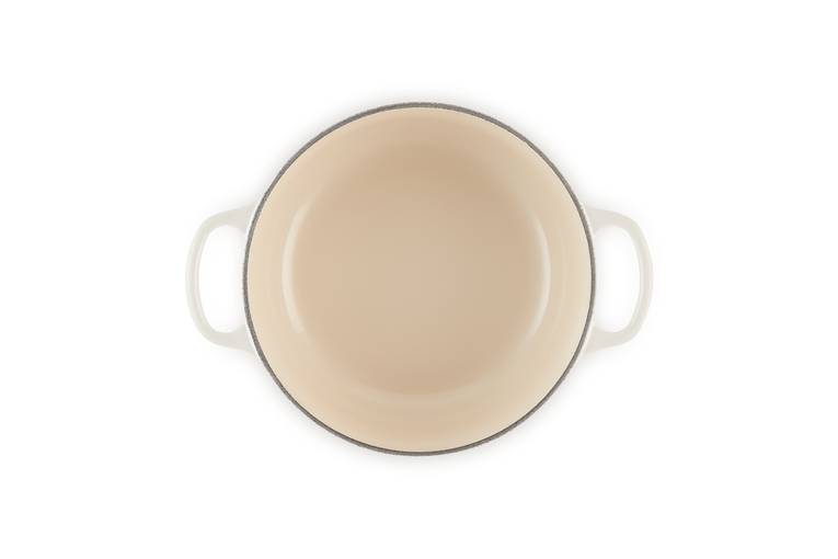 Le Creuset 21177207164430, 2,4 l, Rund, Beige, Eisenguss, Emaille, Beige