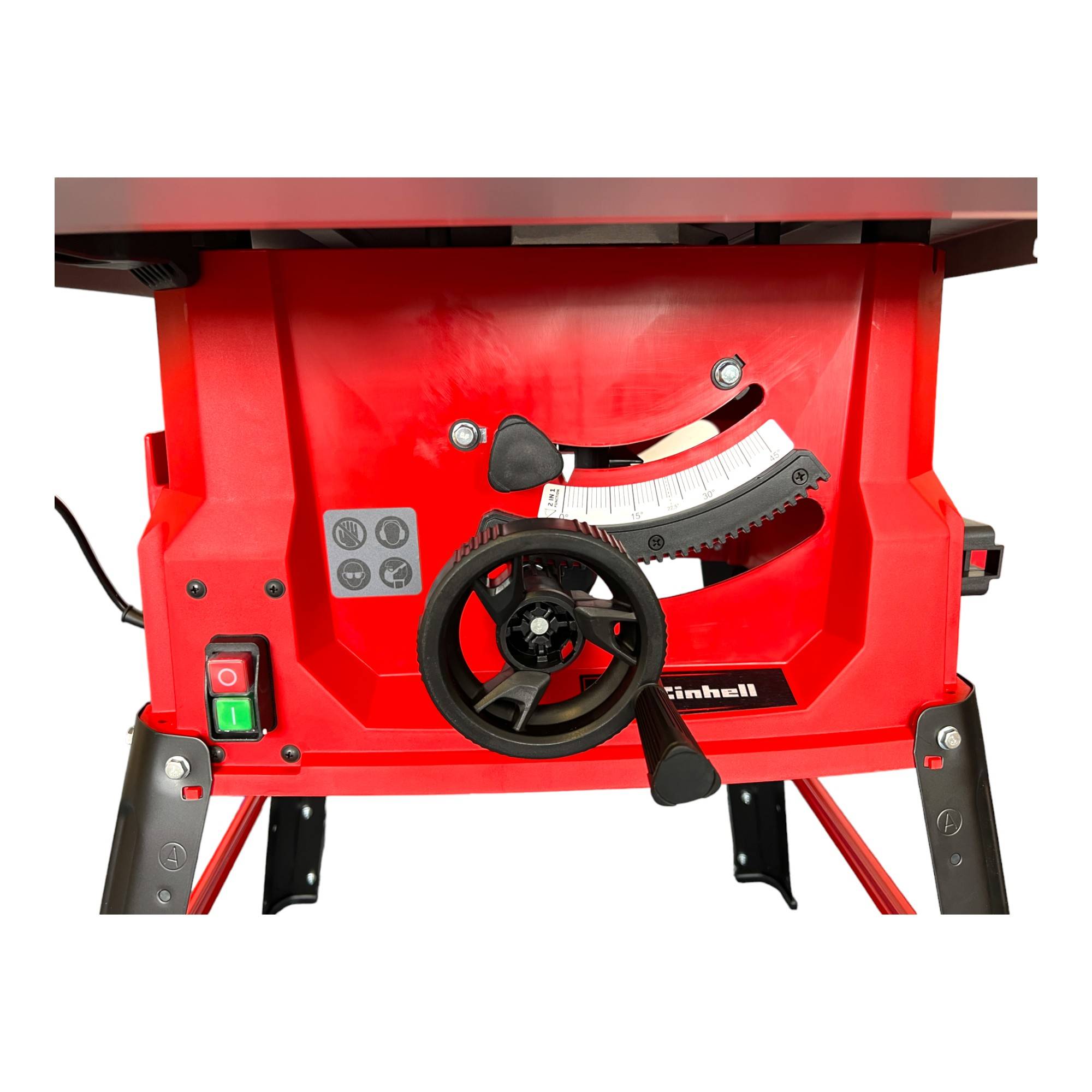 Einhell TC-TS 2025/3 eco, 5000 RPM, Freistehend, Schwarz, Rot, Stahl, 2000 W, 16,1 kg, 716 mm