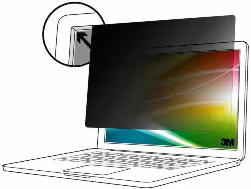 3M Bright Screen Privacy Filter For 14In Laptop, 16:9, Bp140W9B