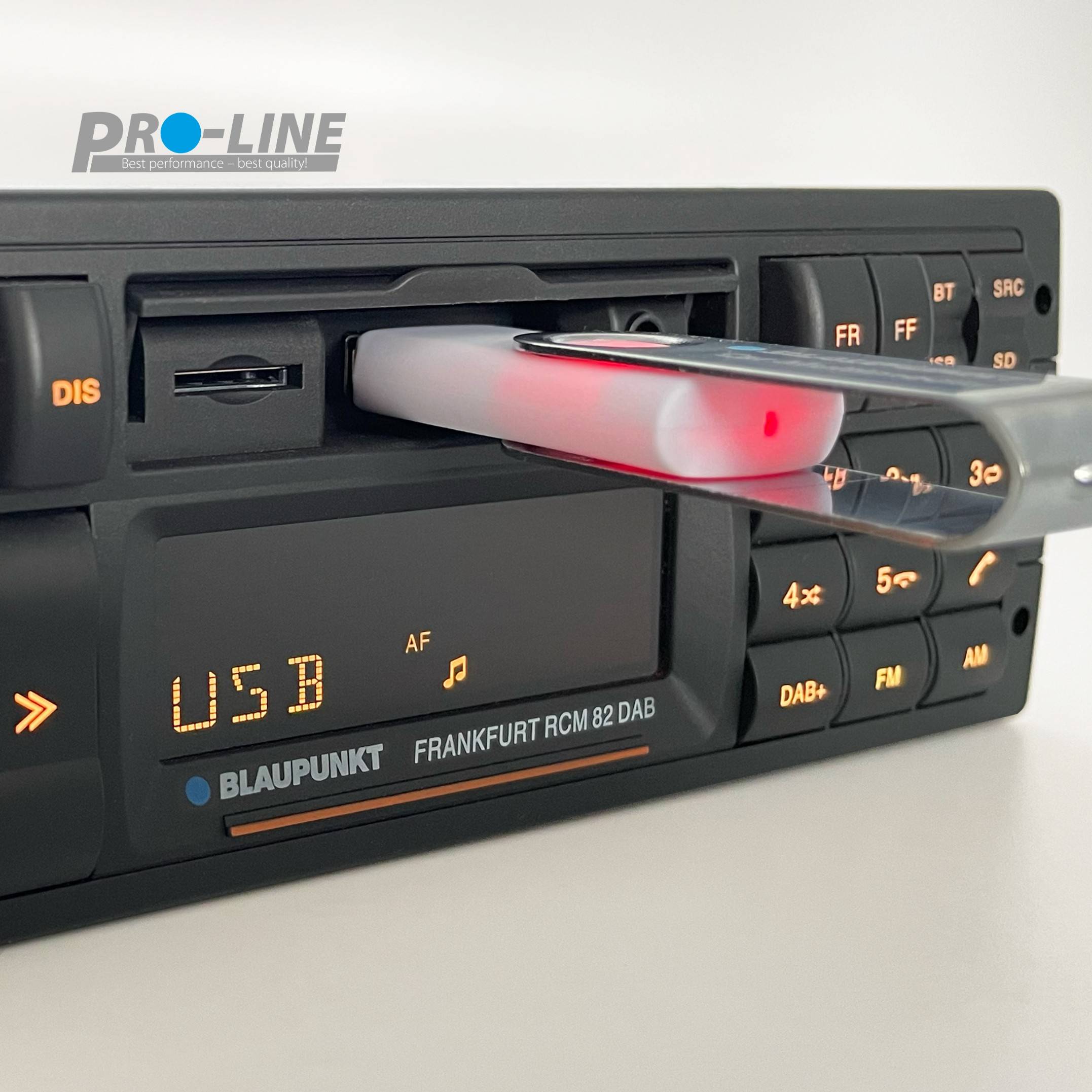 Blaupunkt Frankfurt RCM 82 Autoradio Anschluss für Lenkradfernbedienung, Bluetooth®-Freisprecheinrichtung, DAB+ Tuner