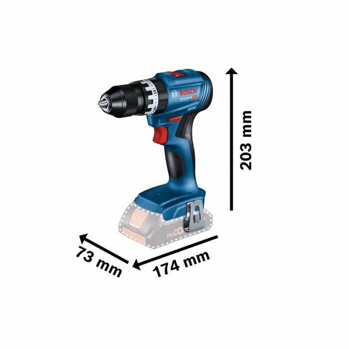 Bosch Professional GSB 18V-45 06019K3300 Akku-Schnellbauschrauber bürstenlos, ohne Akku