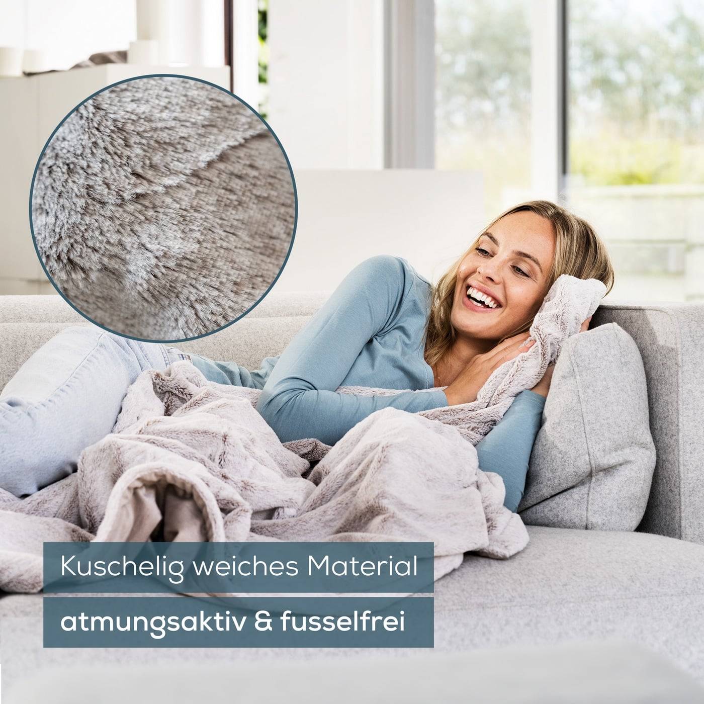 Beurer HD 150 XXL Nordic Cosy Wärmedecke 150 W Taupe
