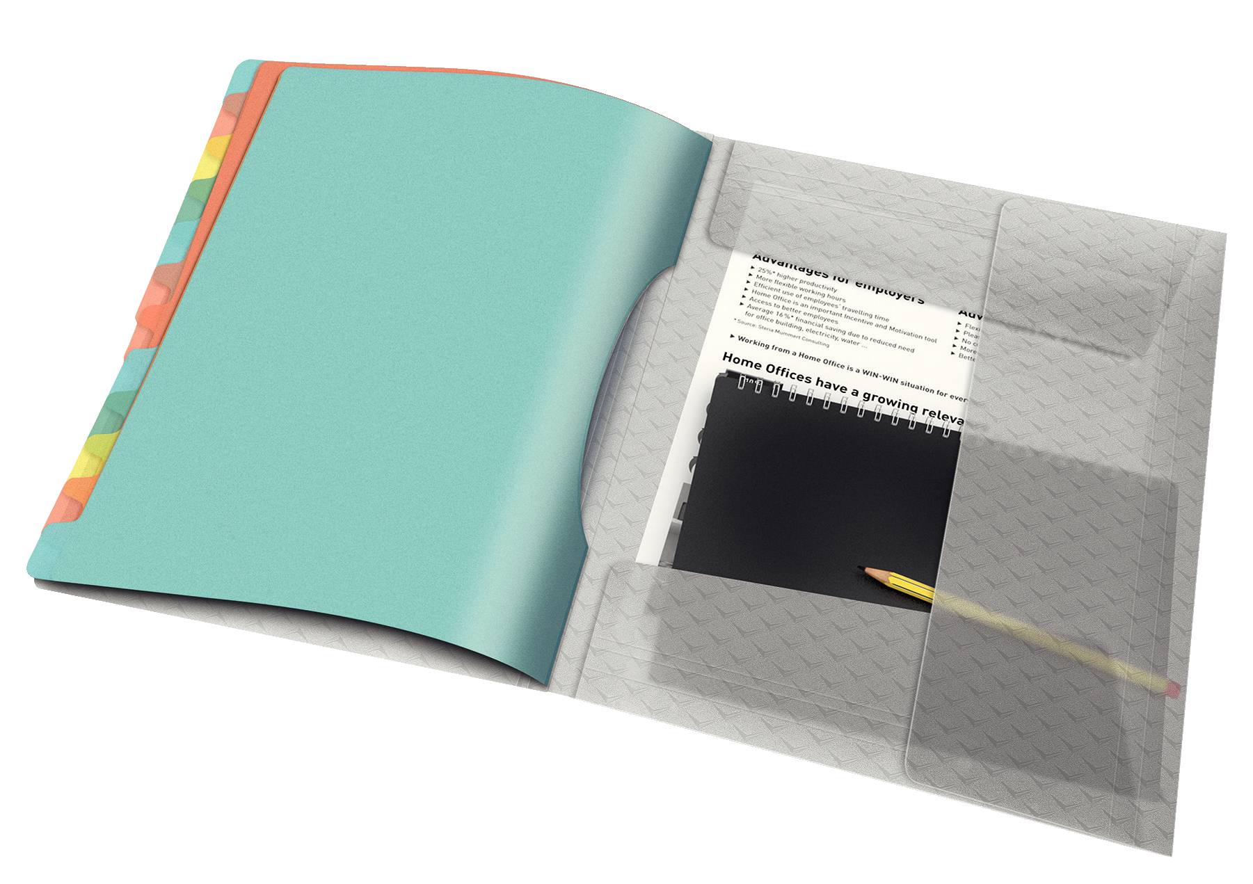 Esselte Ordnungsmappe Colour'Breeze, A4, PP, 12 Fächer