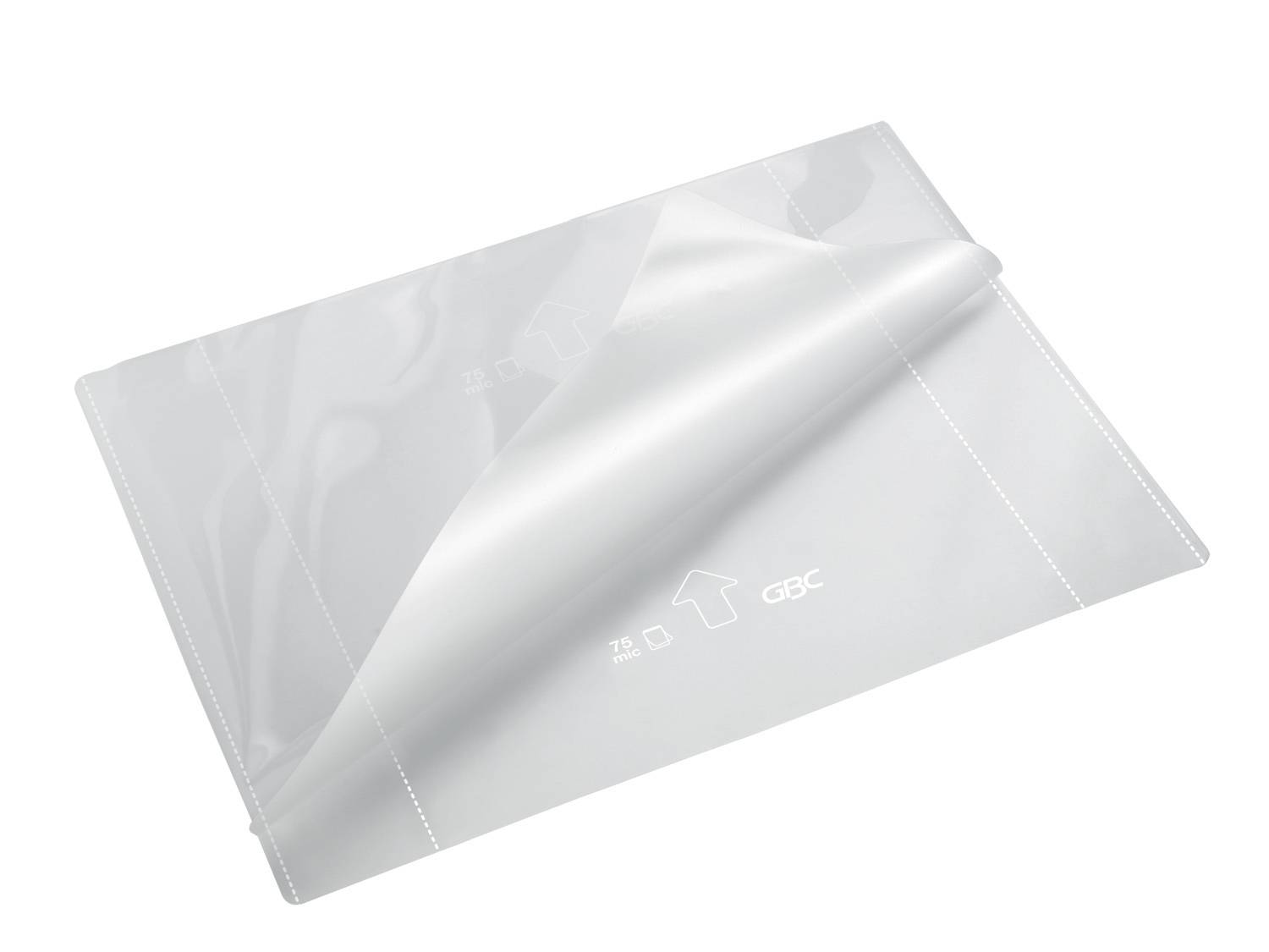 Laminierfolie HighSpeed™ glänzend Folienstärke 75 µm VE 100 Stk für Format A4. GBC 772763 49