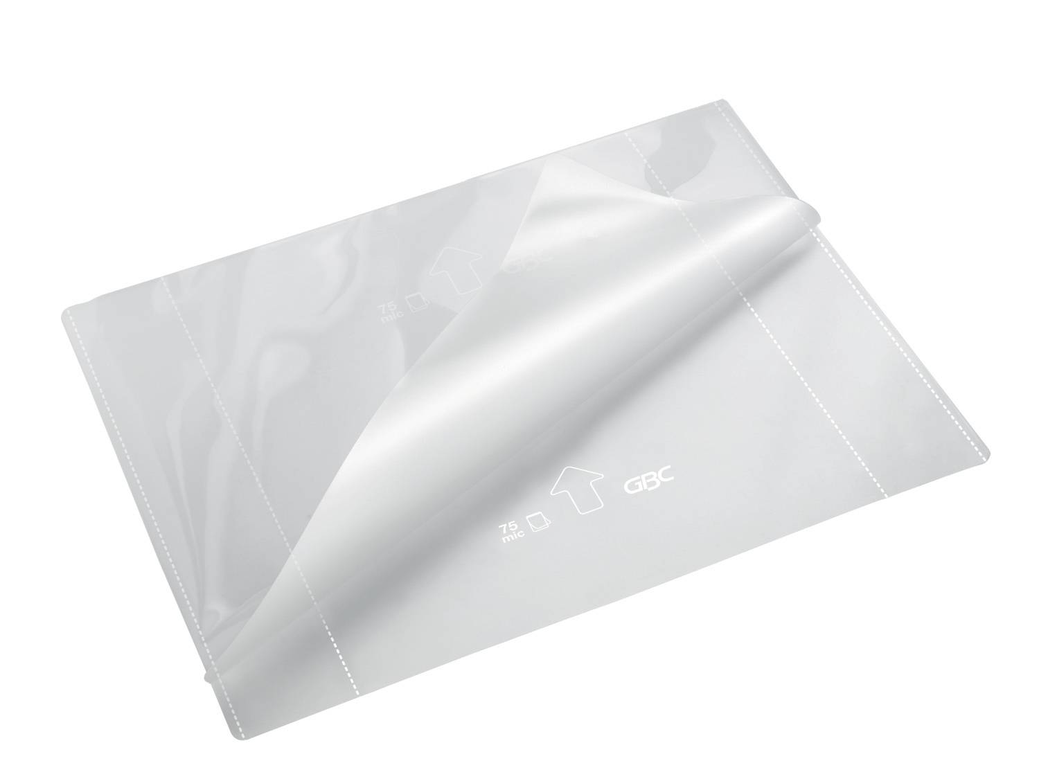Laminierfolie HighSpeed™ glänzend Folienstärke 75 µm VE 100 Stk für Format A4. GBC 772763 49