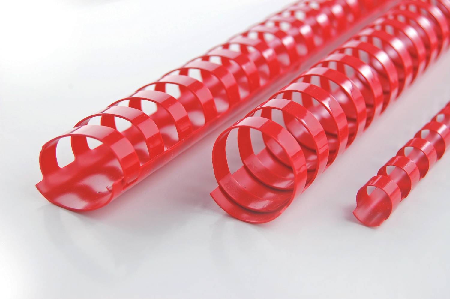 GBC Plastikbinderücken 4028215 DIN A4 10mm rot 100 St./Pack.