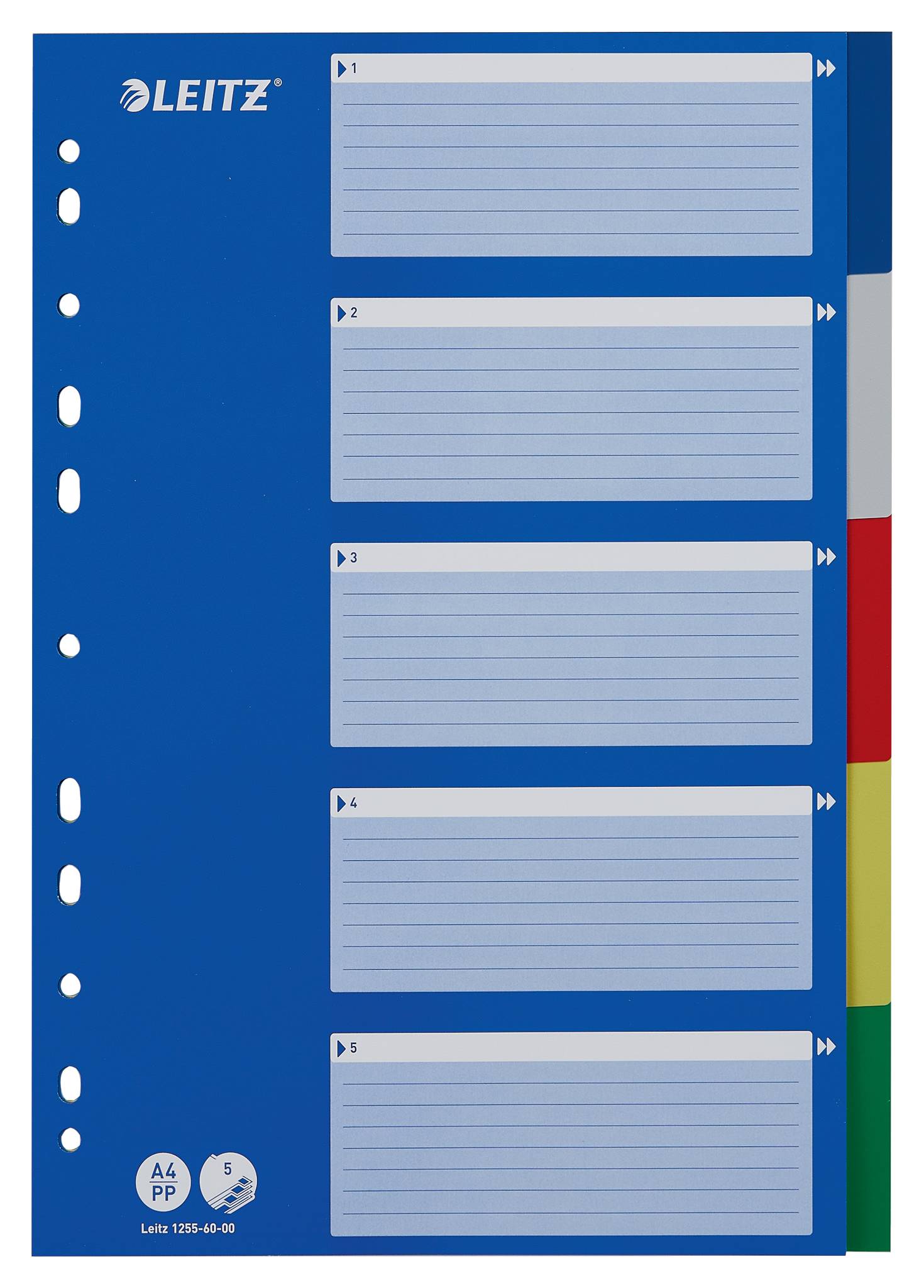 Plastikregister Blanko