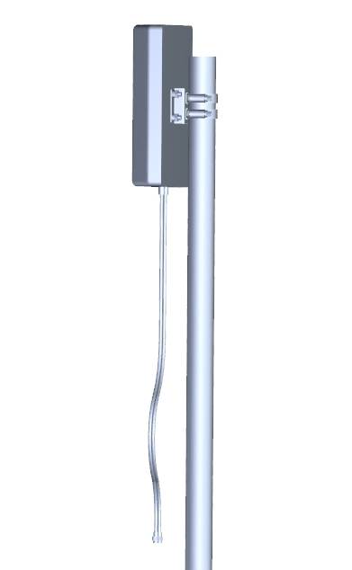 ALLNET ALL19103, 5 dBi, 0.698-0.96/1.71-2.7 GHz, MIMO-direktionale Antenne, SMA, Männlich, Duale Polarisation