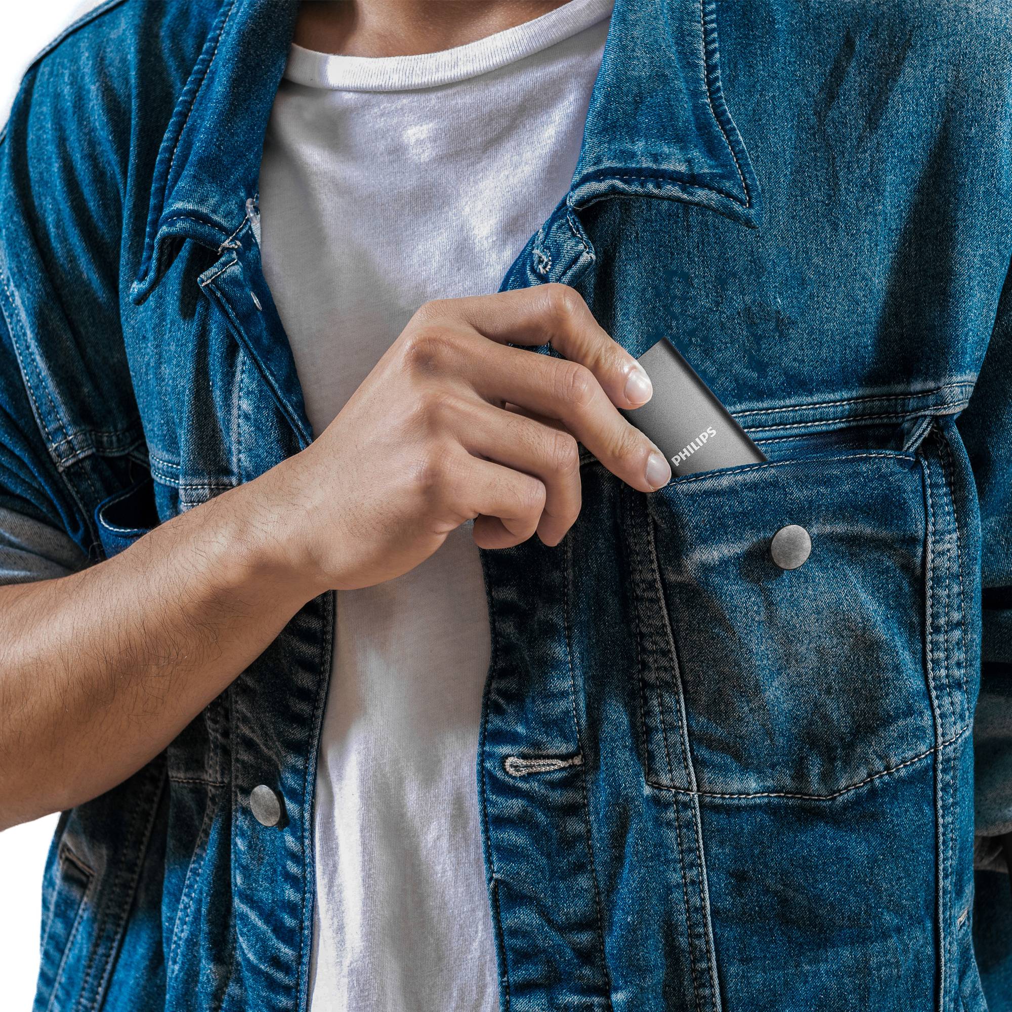 Philips External SSD 250GB Ultra Speed Grey