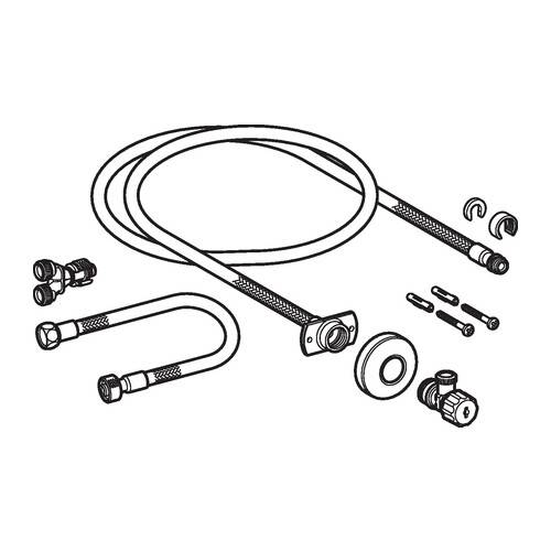 Geberit Wasseranschlusset AquaClean für UP-Spülkästen 8/12cm