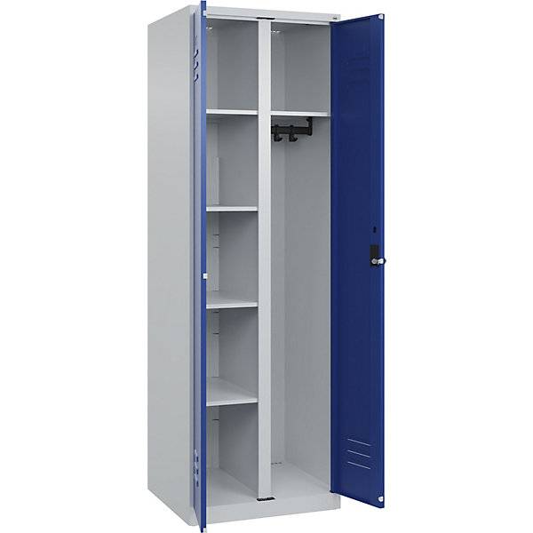 Garderobenschrank Classic PLUS 2Abt 1850x600x500 lgr/ebl
