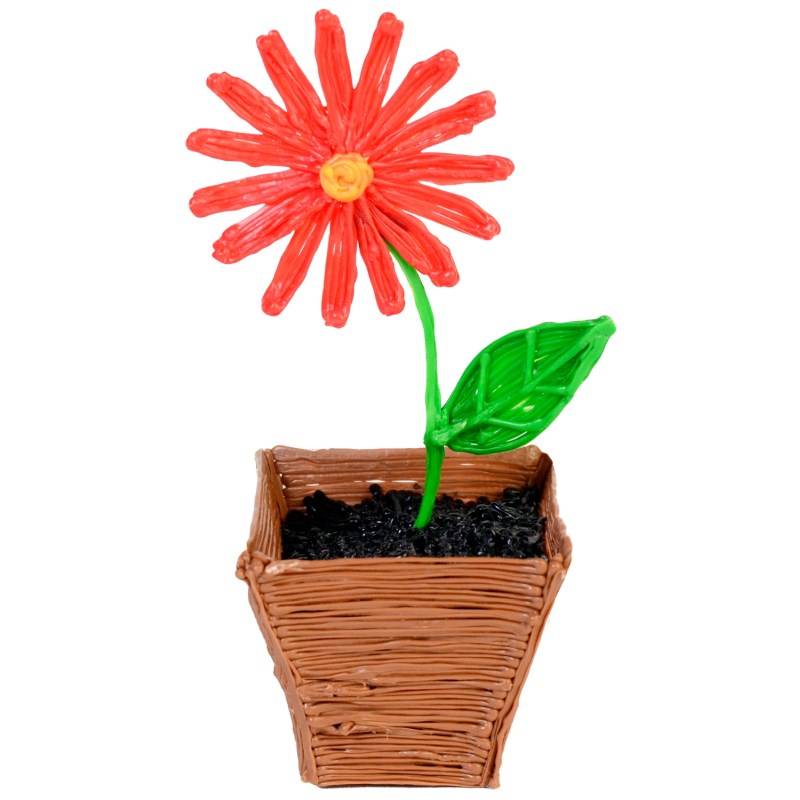 3Doodler Filament / Start+ / 250 / rot, blau, grün, grau, schwarz / Primary Pow Mix