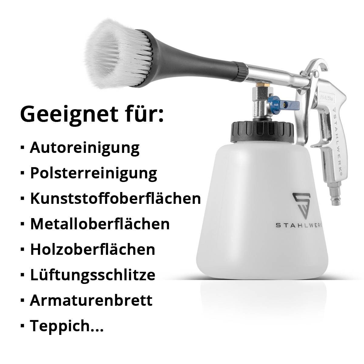 STAHLWERK Druckluft-Reinigungspistole RP-90 ST mit Tornado-Effekt