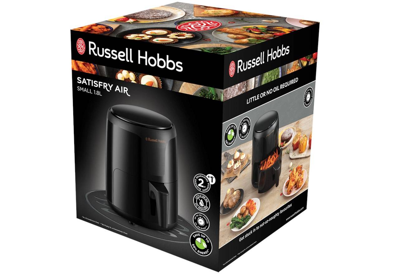 Russell Hobbs SatisFry Air Heißluftfritteuse Klein, Heißluftfritteuse, 1,8 l, 0,7 kg, 80 °C, 200 °C, 60 min
