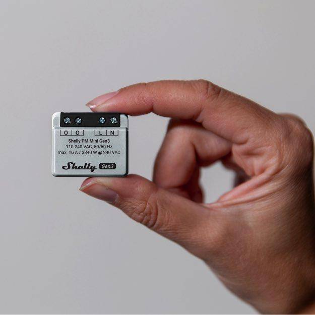 Shelly Plus PM Mini Gen. 3 Funk-Schalter Wi-Fi, Bluetooth