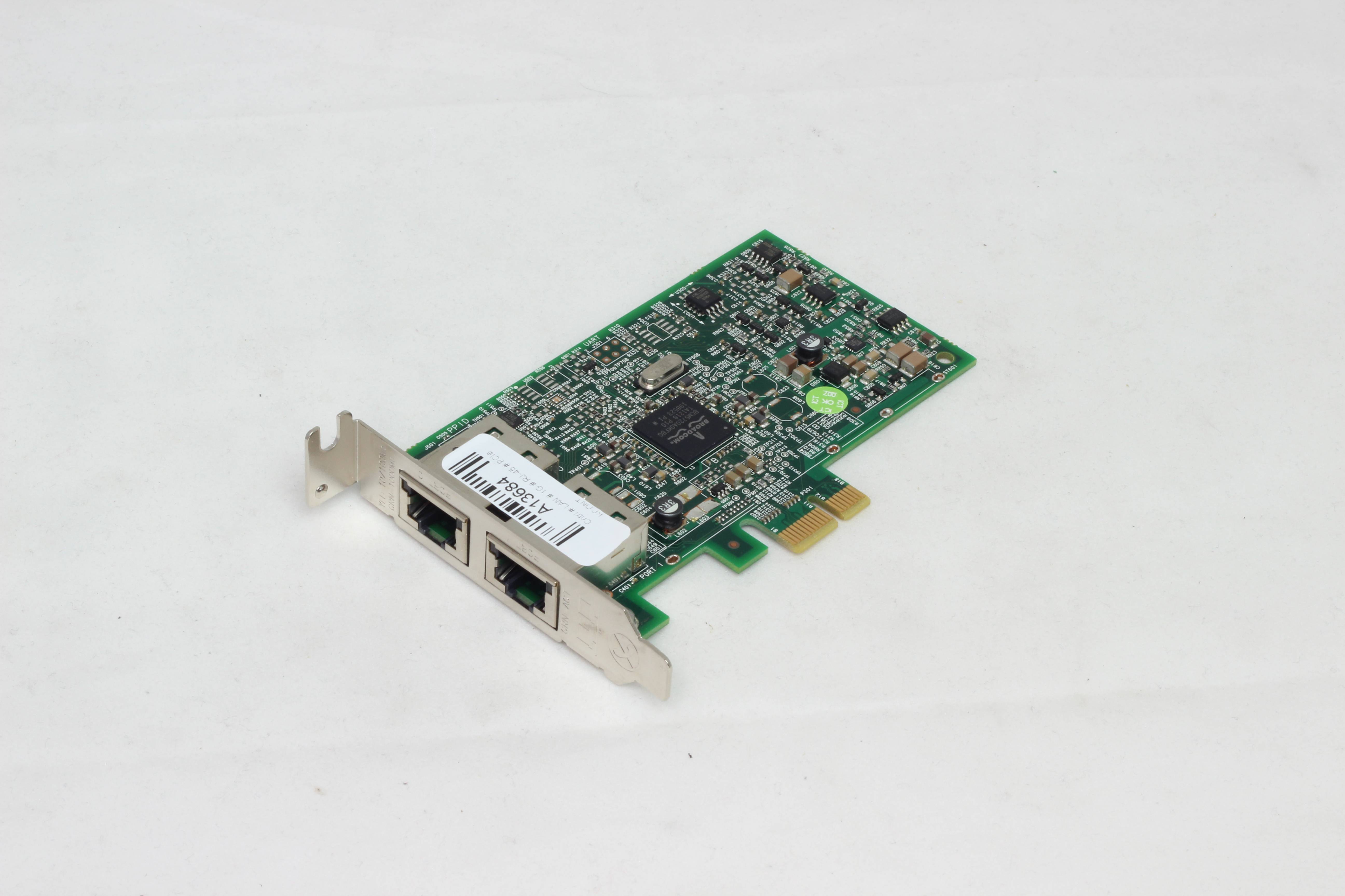DELL BROADCOM 5720 DUAL PORT 1GB 1000BASE-T PCI-E LOW PROFILE
