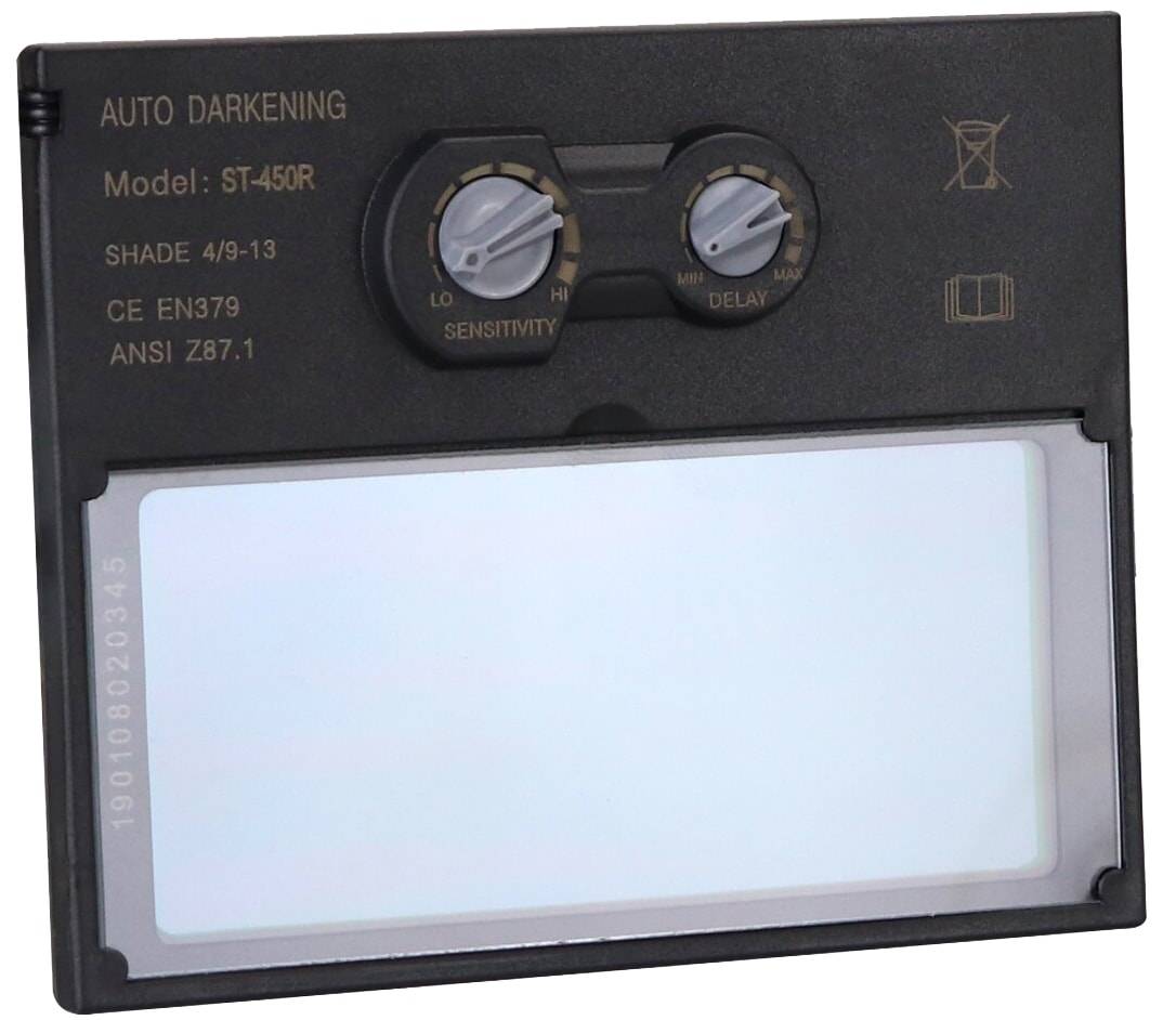 STAHLWERK Vollautomatik Schweißhelm ST-450R schwarz mit 5 Ersatzscheiben