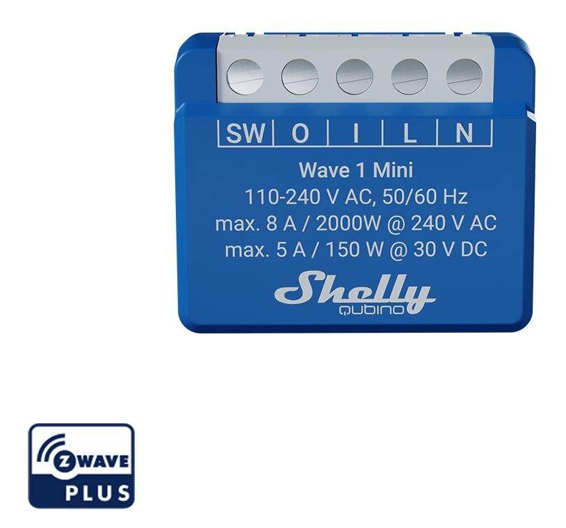 Shelly · Unterputz·"Wave 1 Mini"· Relais· max. A· 1 Kanal· Z-Wave