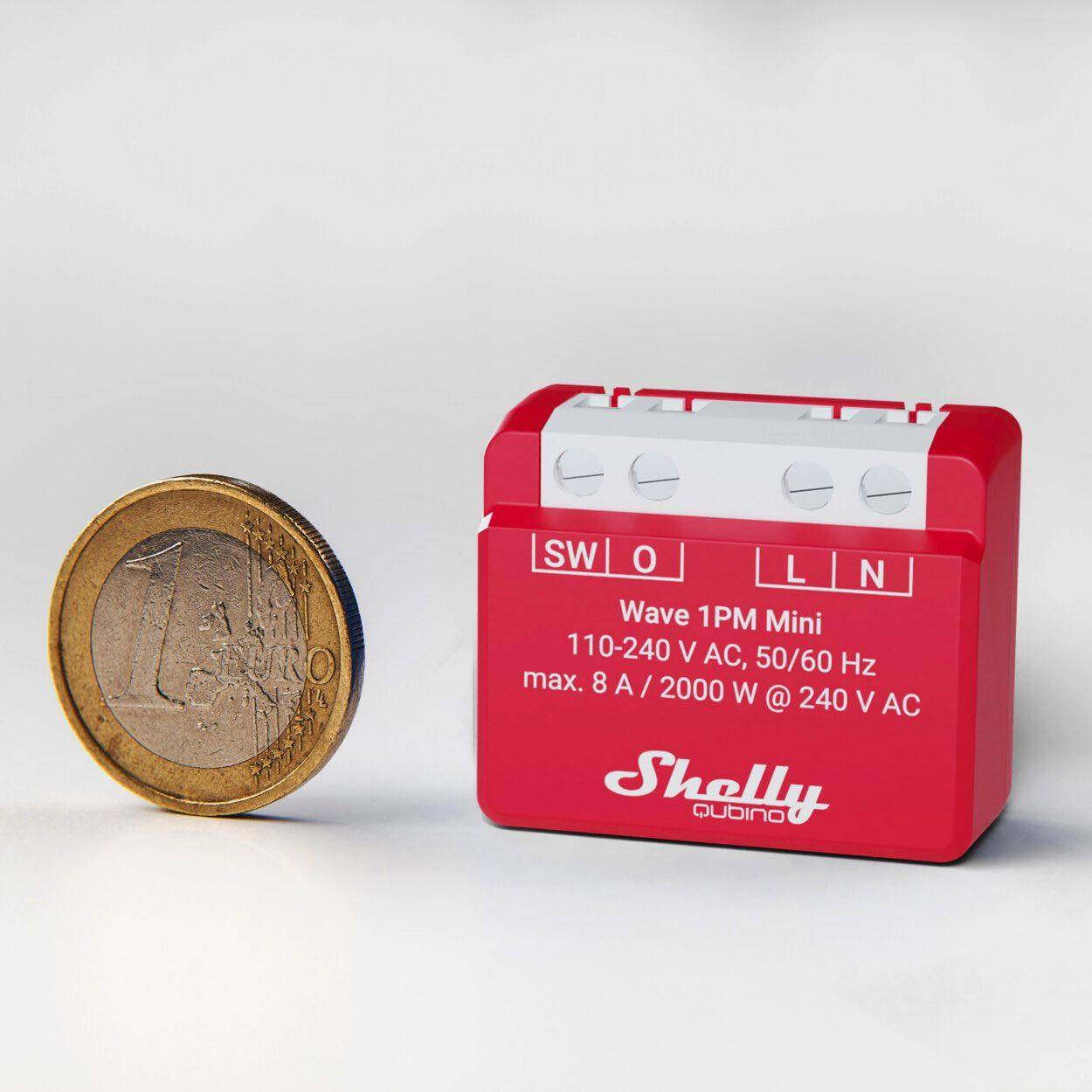 Shelly · Unterputz·""Wave 1PM Mini""· Relais· max. A· 1 Kanal· Z-Wave