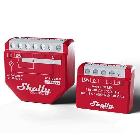 Shelly · Unterputz·""Wave 1PM Mini""· Relais· max. A· 1 Kanal· Z-Wave