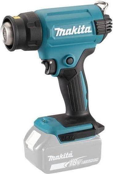 Makita DHG180Z, Heißluftpistole, Pistolengriff, Schwarz, Blau, 200 l/min, 550 °C, Akku