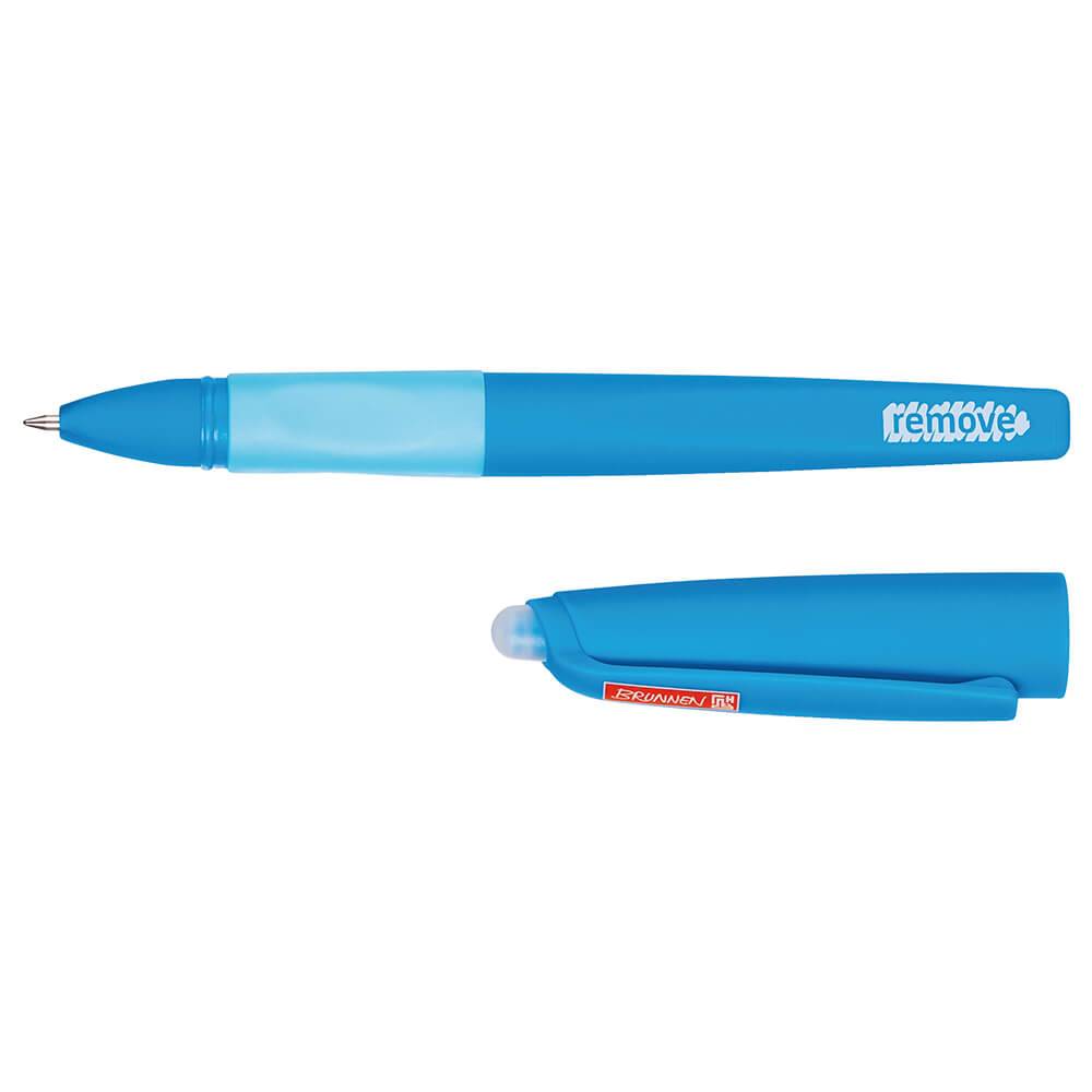 Brunnen 102915033, Verschlossener Gelschreiber, Hellblau, Blau, Beidhändig, 0,7 mm, 14 cm