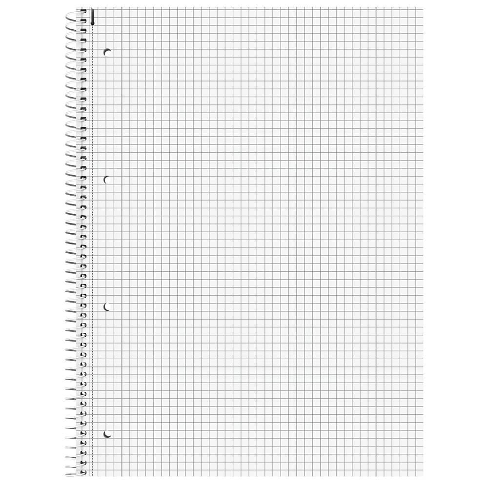 Brunnen 106781701, Monochromatisch, Blau, A4, 80 Blätter, 70 g/m², Kariertes Papier