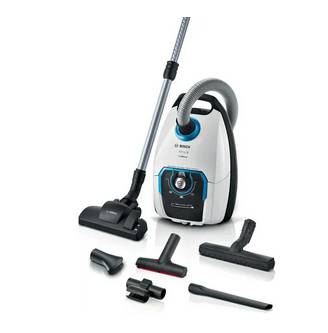 Bosch Staubsauger -Boden- BGB 75XSIL ProSilence Serie 8, weiß, BGB75XSIL