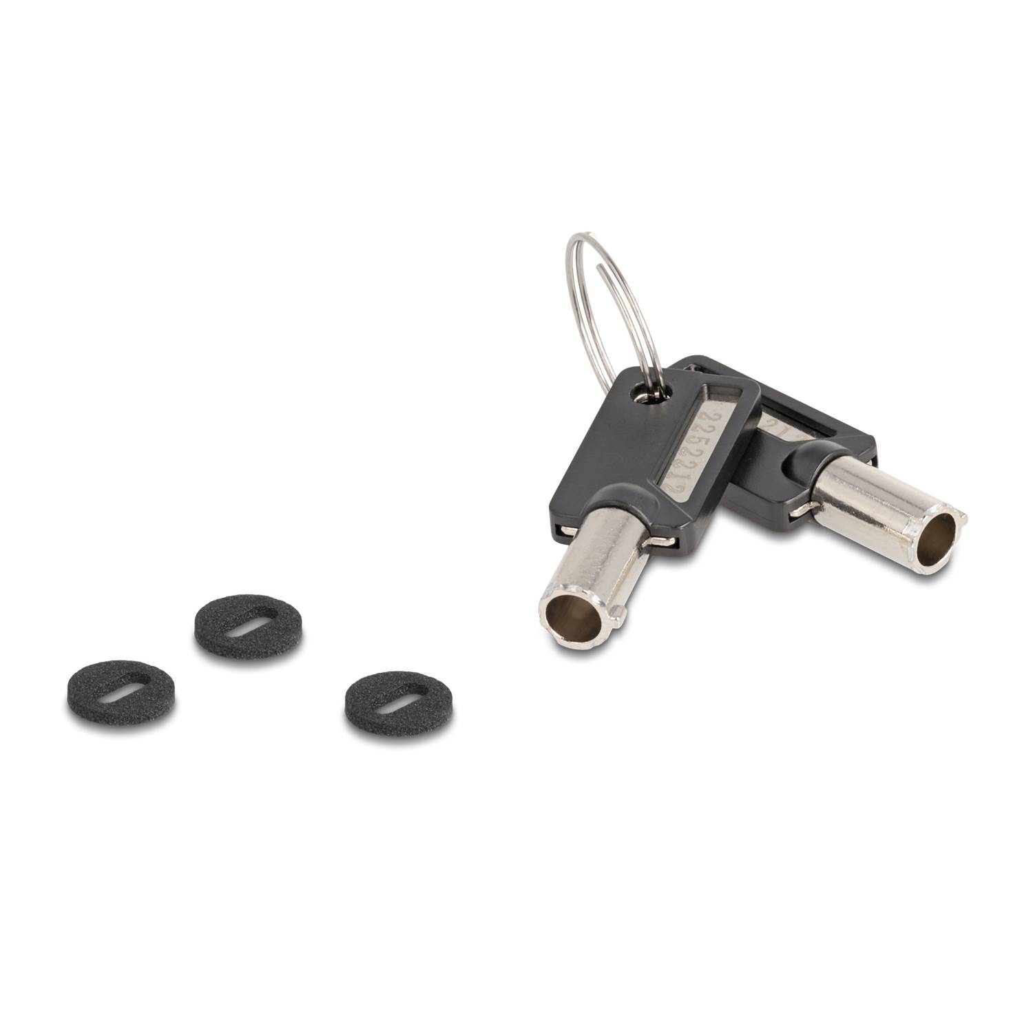 NAVILOCK Dual Notebook Sicherungskabel 2 Kesnington Slots