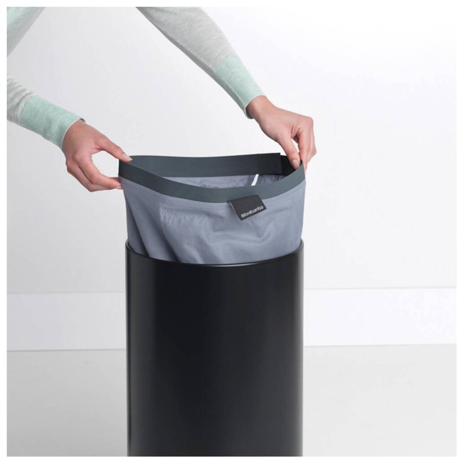 Brabantia 120008, 35 l, Rund, Schwarz, Beige, 300 mm, 300 mm