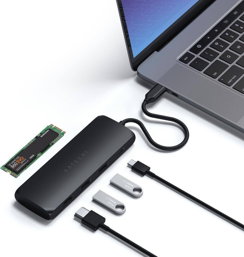 Satechi Dockingstation - USB-C - HDMIUSB-C Hybrid Multiport Adapter for Apple