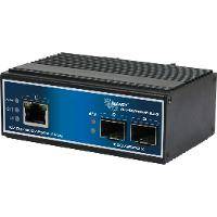 ALLNET Switch unmanaged industrial 3 Port 2.5Gigabit 90W 1x PoE BT 2x SFP 1G/2.5