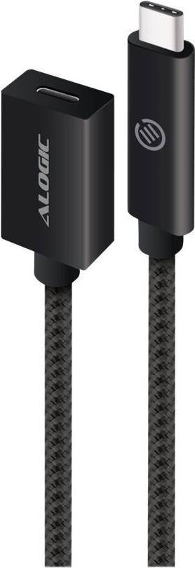 Alogic USB 3.2 Verlängerungskabel Typ C -C M/F 0.5m sw - Digital/Daten - Verläng