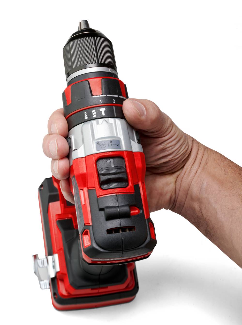 Einhell Professional TP-CD 18/80 Li-i BL - Solo Power X-Change 2-Gang-Akku-Schlagbohrschrauber bürstenlos, ohne Akku, ohne Ladegerät